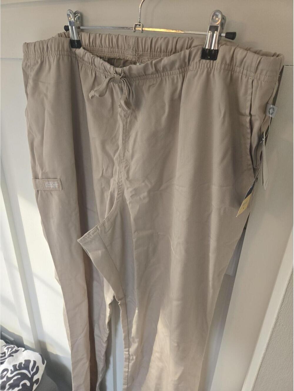 New Cherokee Uniforms Khaki Scrub Pants Modern Classic Tall XL - Picture 5 of 5